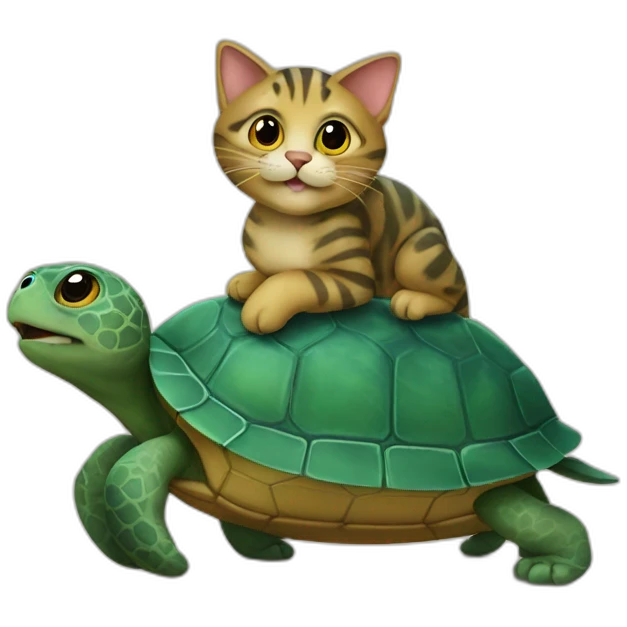 Cat turtle emoji