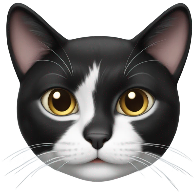 Thomas the black and white cat  emoji