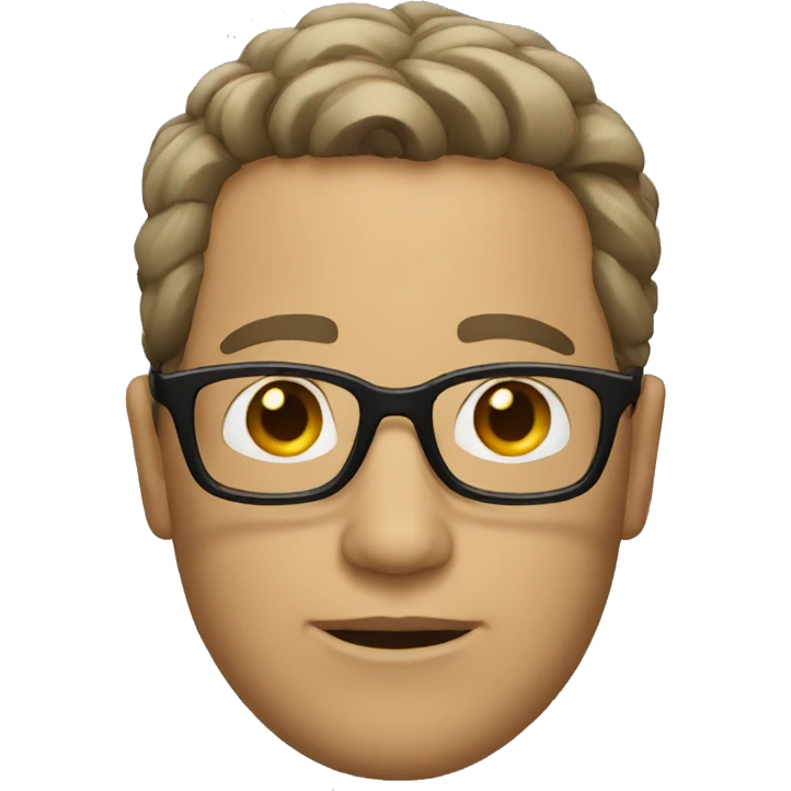 men with glases emoji