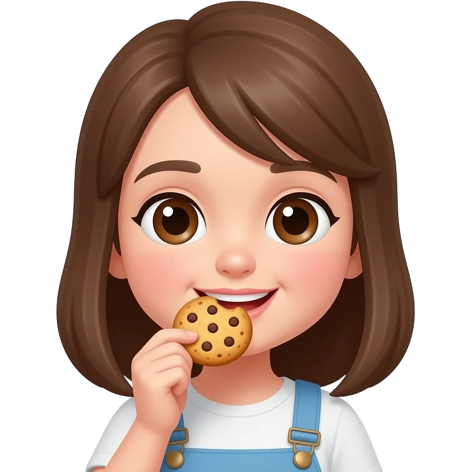 girl est cookie emoji