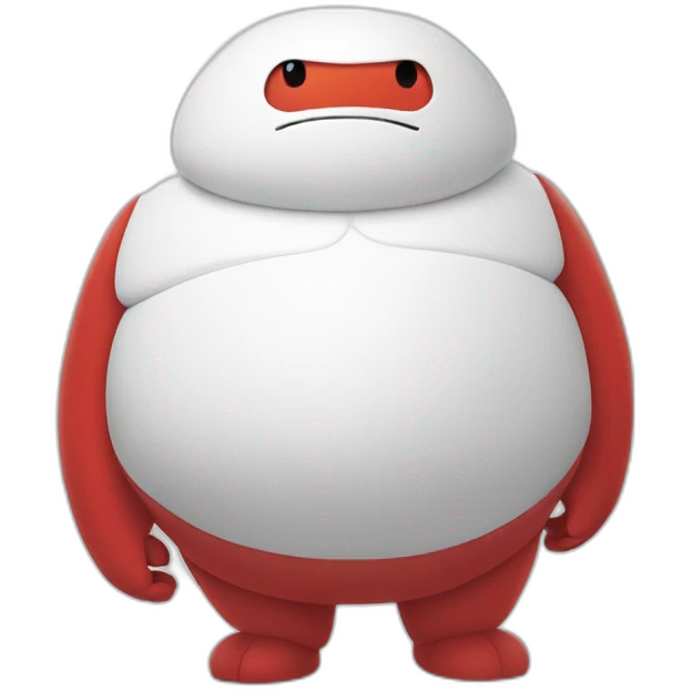 Red Baymax emoji