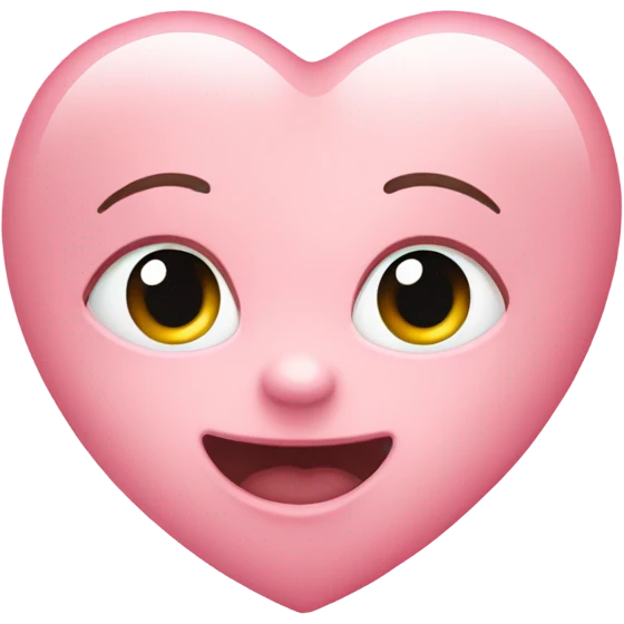 Baby pink heart emoji