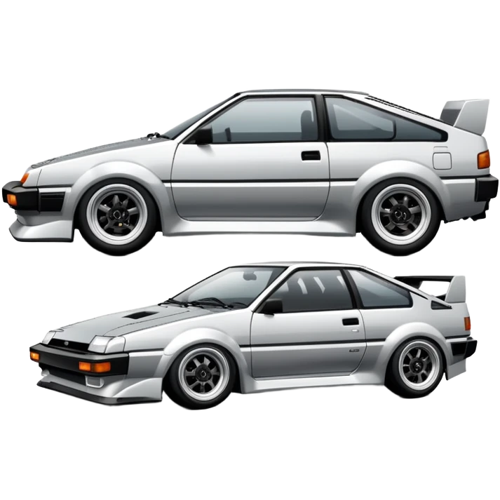 Toyota AE86 sports car emoji