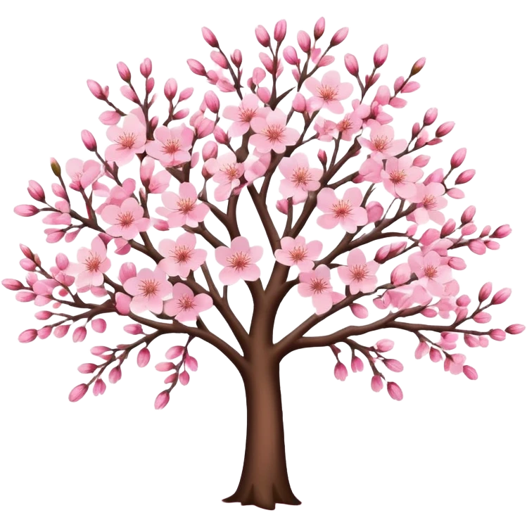 cherry blossom tree in full bloom emoji