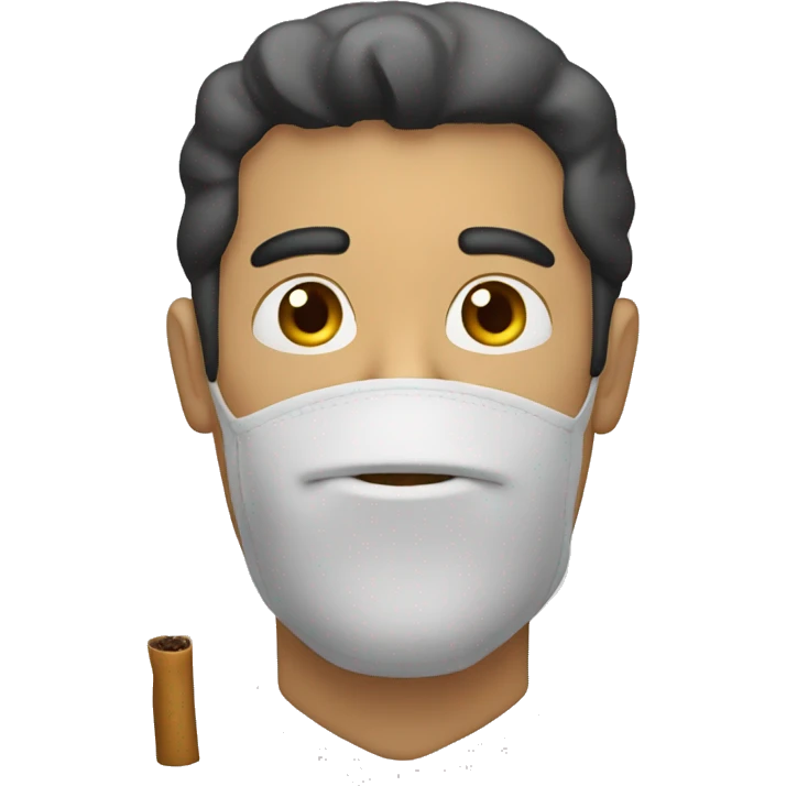 Hombre fumando emoji
