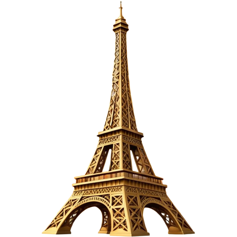 Eiffel Tower in sunset emoji