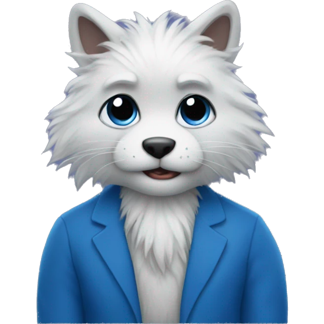blue liberal furry emoji