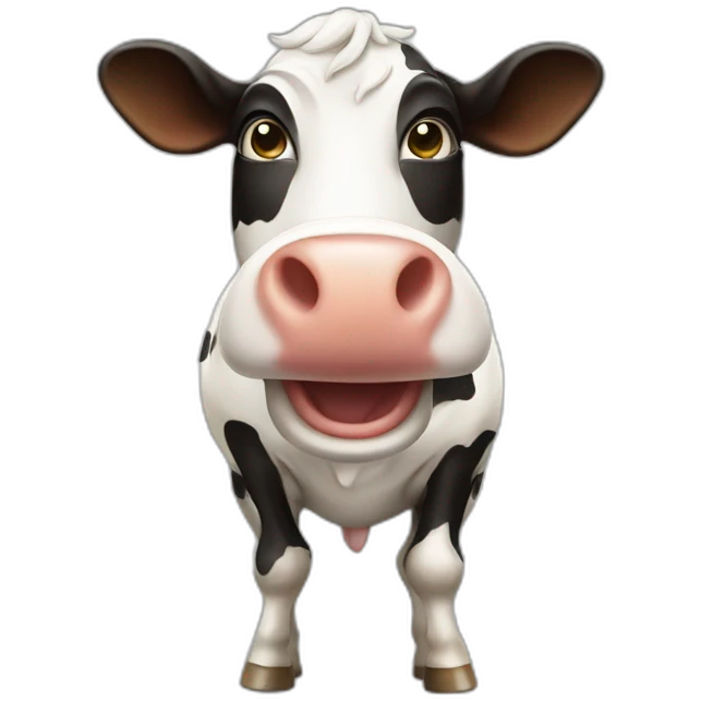 farting cow emoji