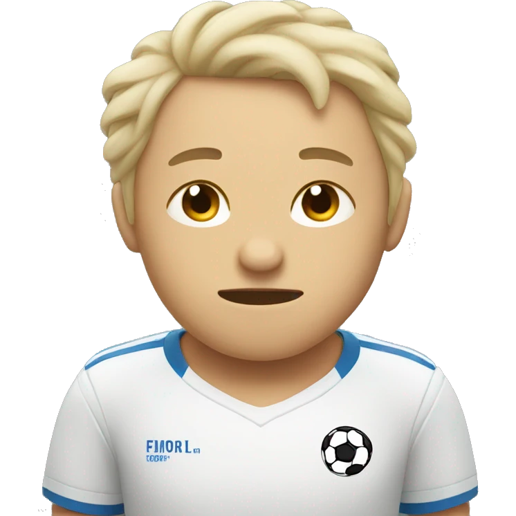 Sleepy and soccer emoji