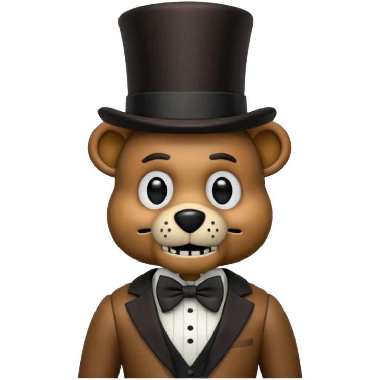 Make Freddy from fnaf emoji