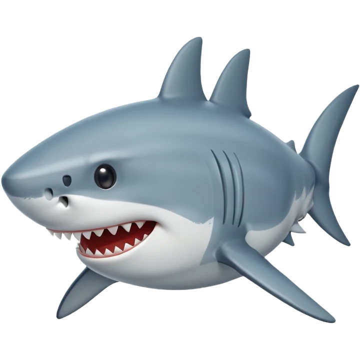 SHARK HAPPY FACE emoji