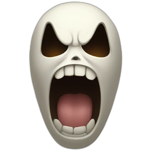 scream emoji