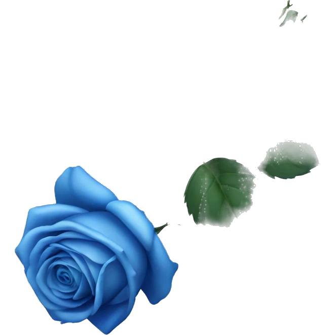 ado blue rose emoji