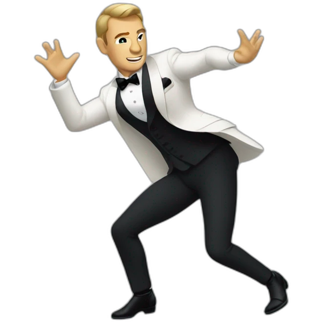 James bond qui dance emoji