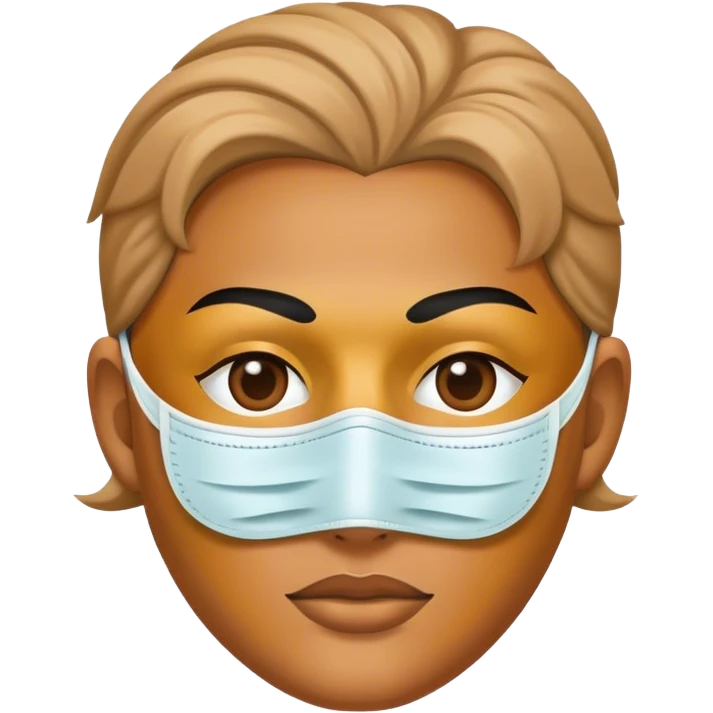 A robber with a mask emoji