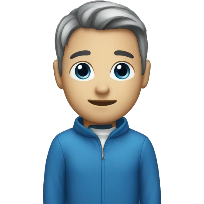 Blue  emoji
