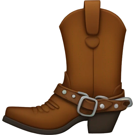 cowboy boot emoji