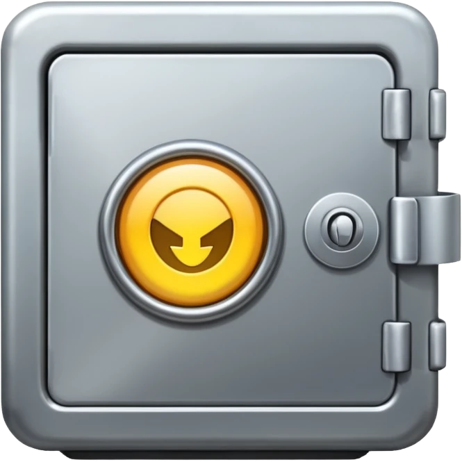 safe that is open emoji