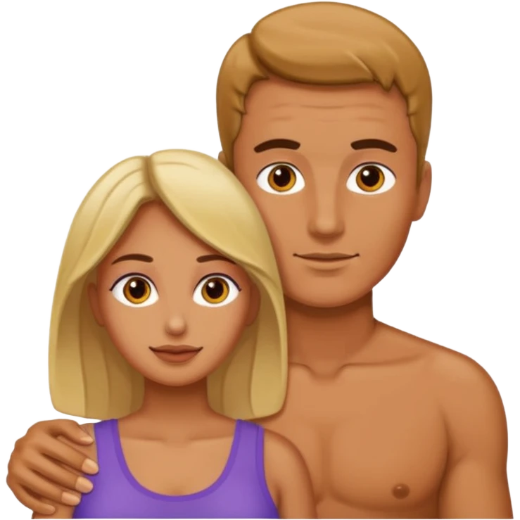 Man on top of woman  emoji