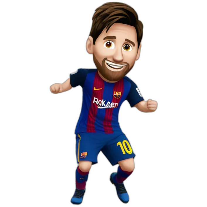 Lionel messi bailando emoji