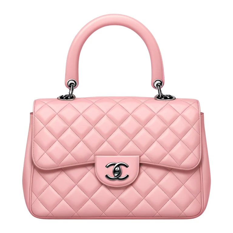 Baby pink Chanel bag emoji
