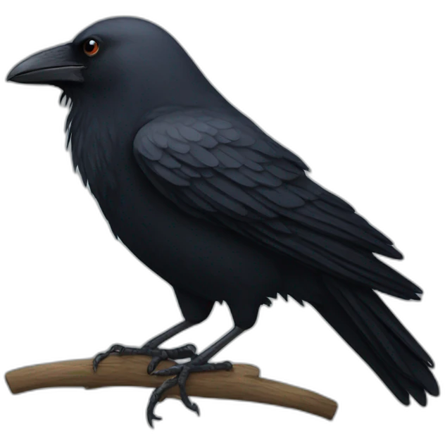 Crow emoji