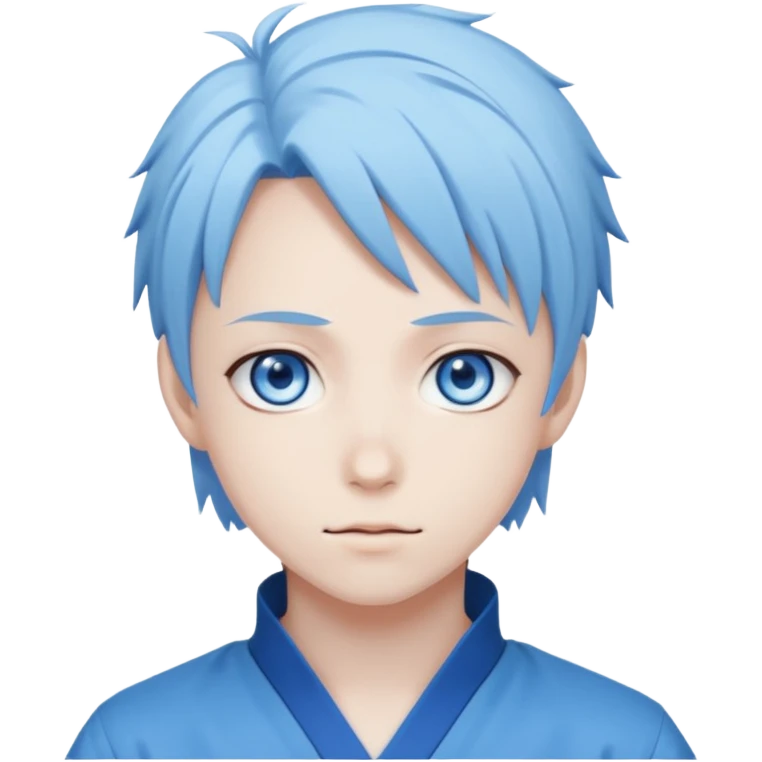 Gojo anime character ( only eyes ) blue eyes anime vibe emoji