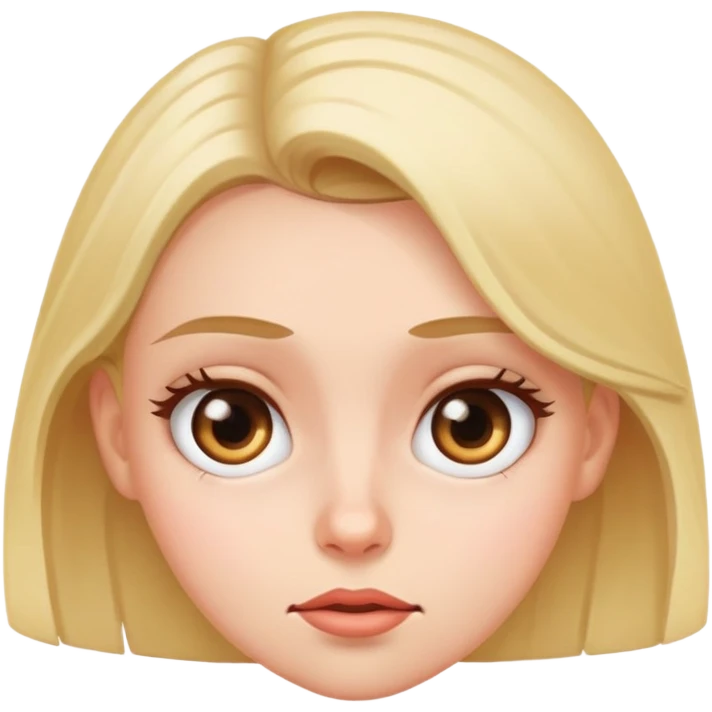 A girl rolling her eyes  emoji