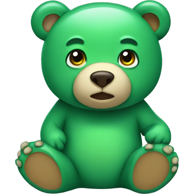 Green bear emoji