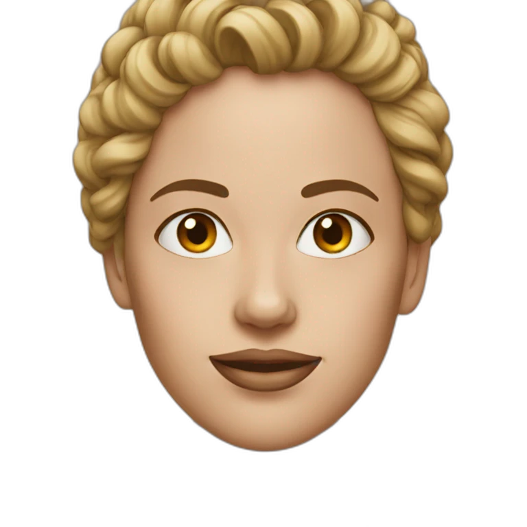 An emoji of a woman emoji