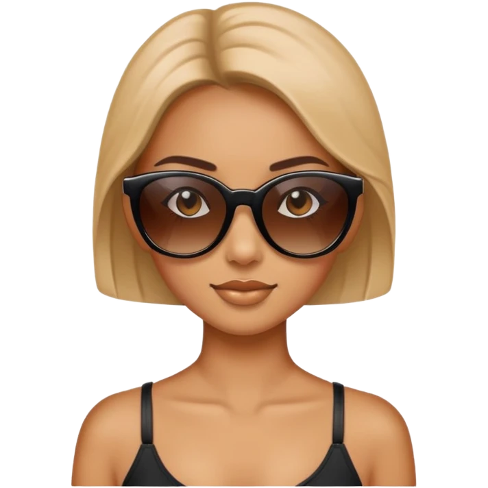 girl with sunglasses  emoji