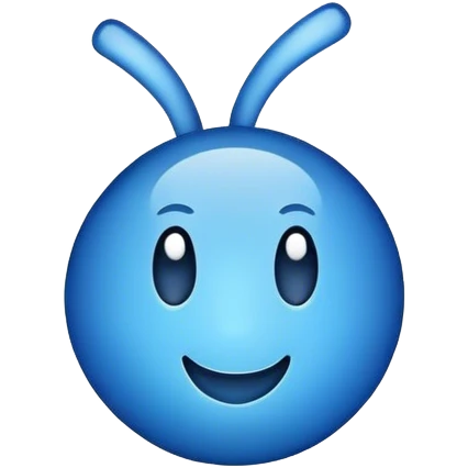 round blue tick emoji