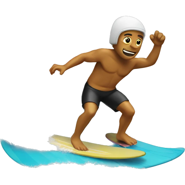 Gonel surfing  emoji