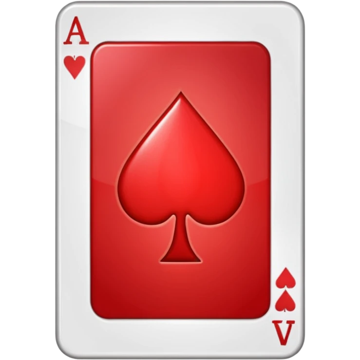 red spade suit emoji