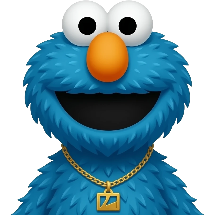 Thuglife sesame Street cartoon emoji