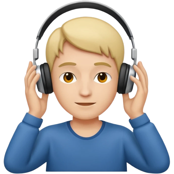 Echando música relajado emoji