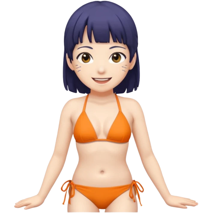 hyuga hinata bikini boops big emoji