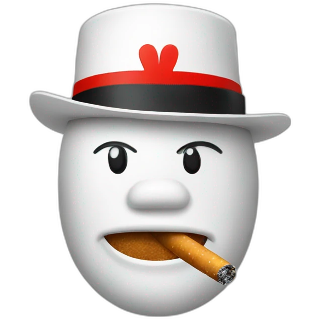 bonhomme cigarette emoji