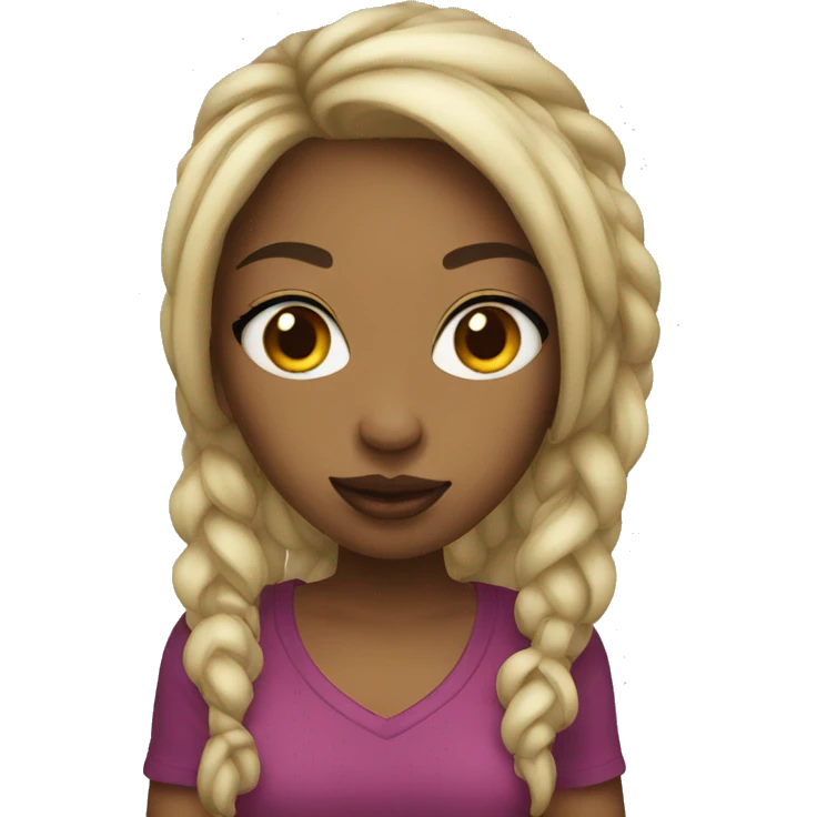 hip hop girl emoji