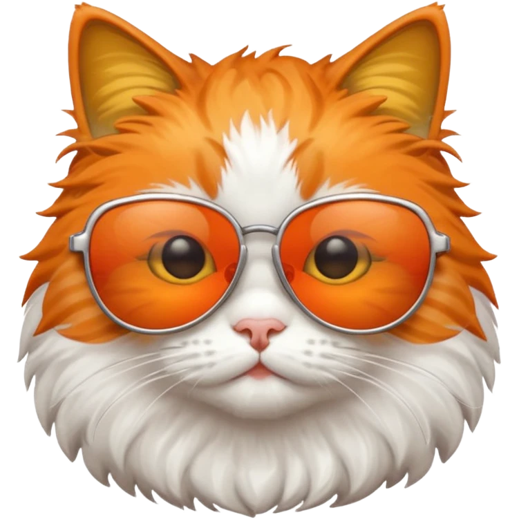 Cat wearing sunglasses emoji