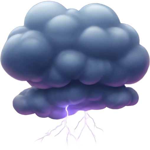 thunderstorm emoji