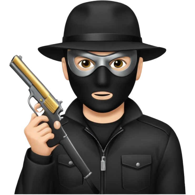 Bank robber emoji