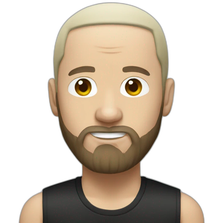Eminem with beard emoji