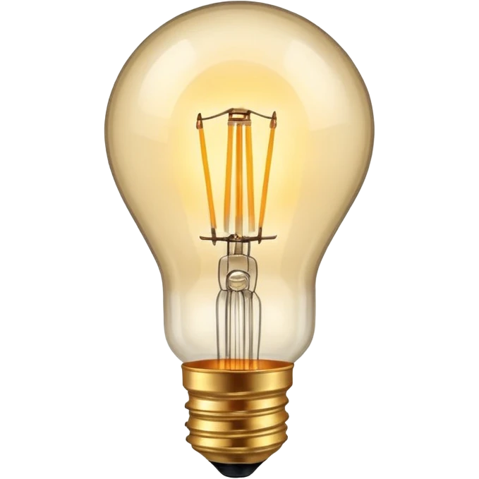 Vintage Edison Light Bulb
 emoji