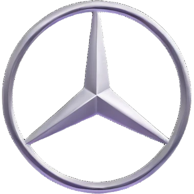 modern Mercedes logo emoji