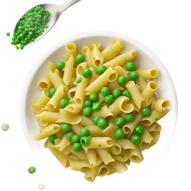 Pasta with peas  emoji