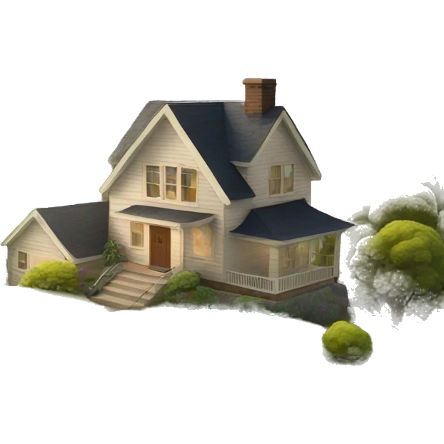 house on a hill emoji