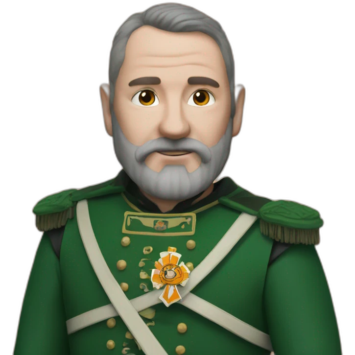 A northern Irish member of the loyal orange lodge emoji