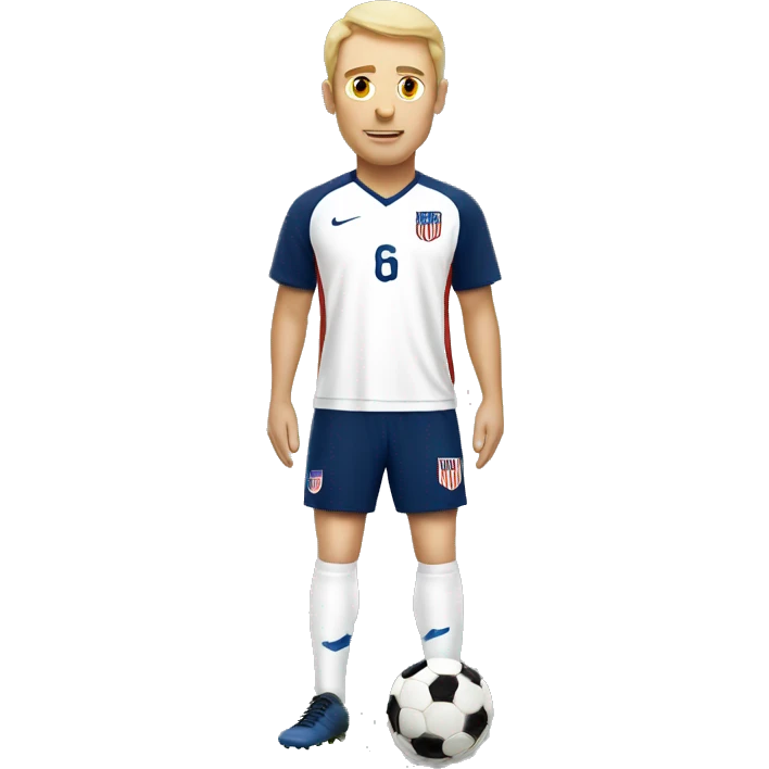 USA white man soccer emoji