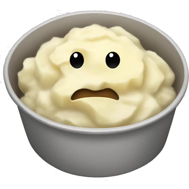 Mashed potatoes  emoji